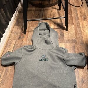 Nike Green Bay Packers short Sleeve Coaches Hoodie